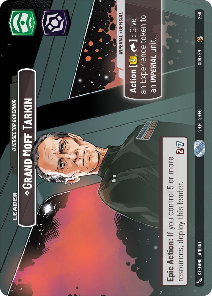 Grand Moff Tarkin - Oversector Governor (Showcase) (258) [Spark of Rebellion]