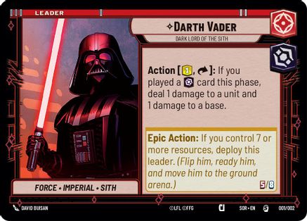 Darth Vader - Dark Lord of the Sith (001/002) [Spark of Rebellion Promos]