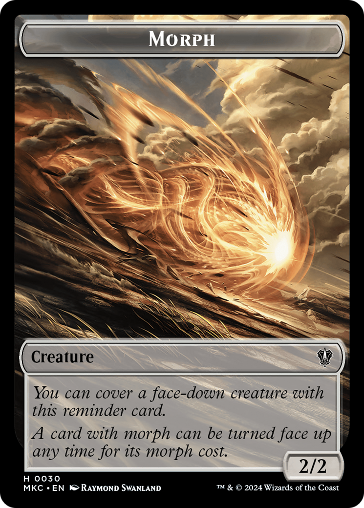 Morph (TMKC-030) - Murders at Karlov Manor Commander Tokens Foil