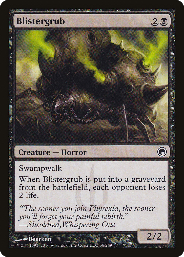 Blistergrub (SOM-056) - Scars of Mirrodin Foil