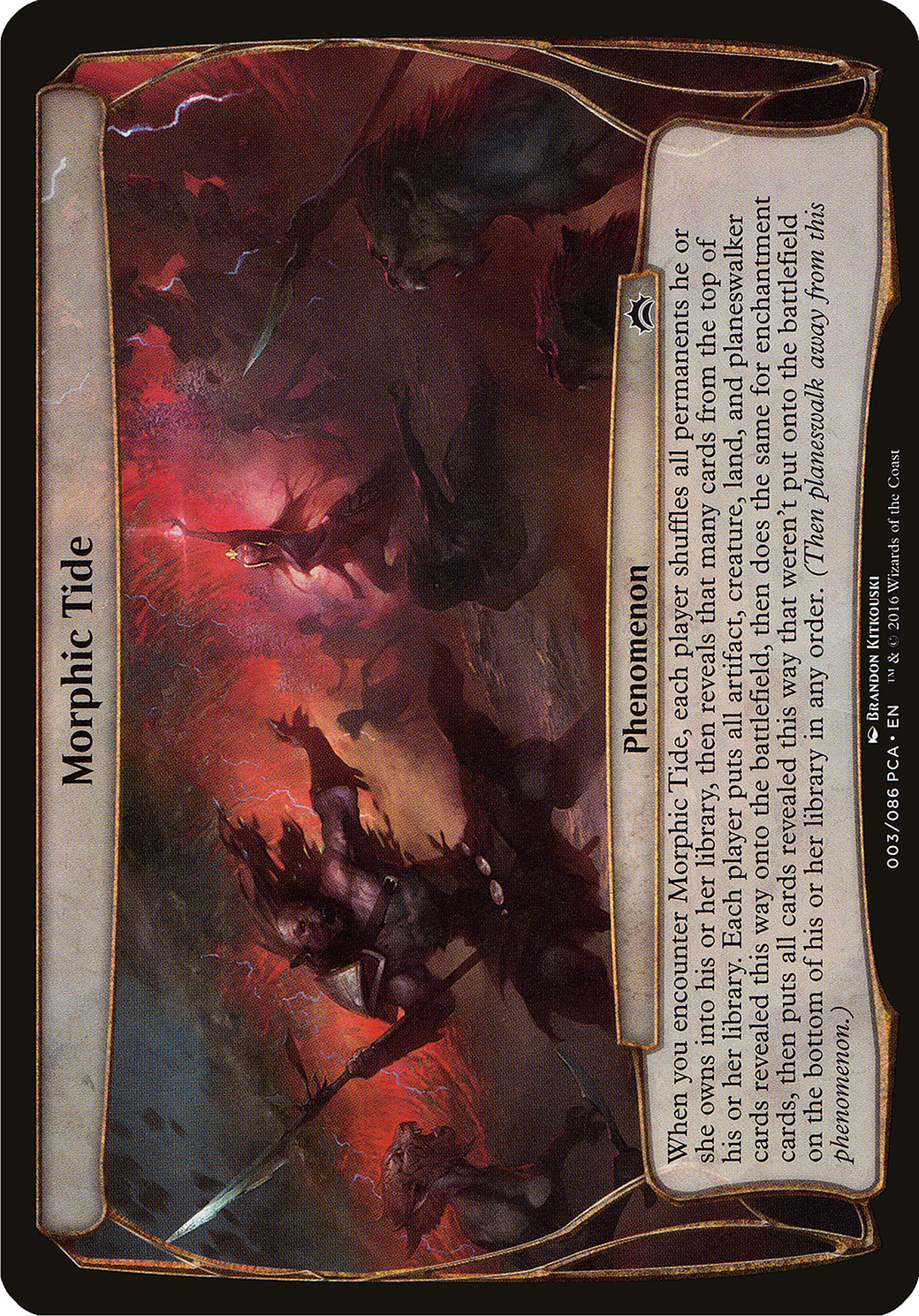 Morphic Tide (Planechase Anthology) (OVER-) - Planechase Anthology Planes