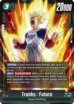 Trunks : Future - FB02-091 (FB02-091) - Blazing Aura Holofoil