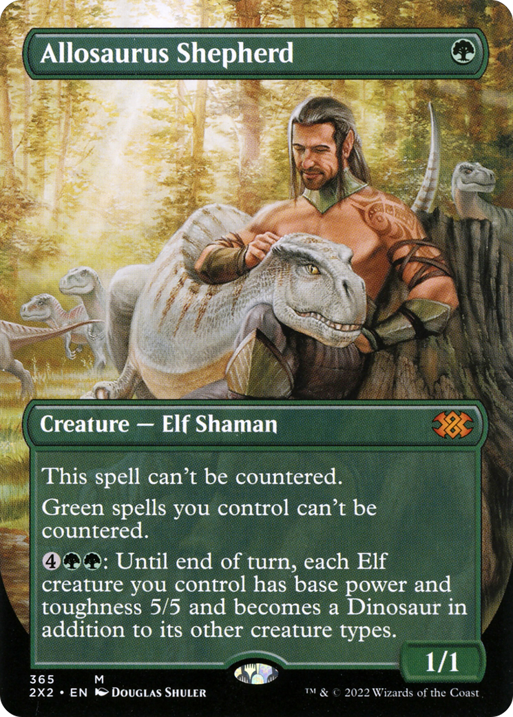 Allosaurus Shepherd (Borderless) (2X2-365) - Double Masters 2022 (Borderless)