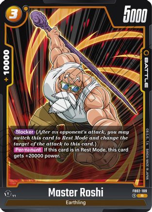 Master Roshi - FB02-109 (FB02-109) - Blazing Aura Holofoil