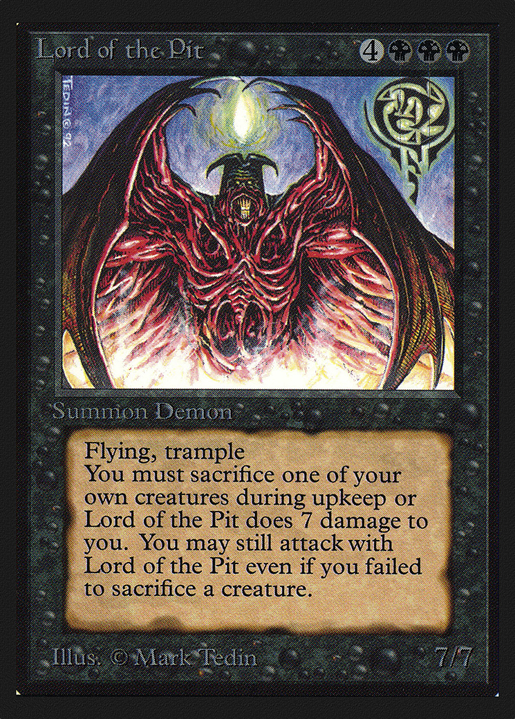 Lord of the Pit (IE) (IED-) - Intl. Collectors' Edition