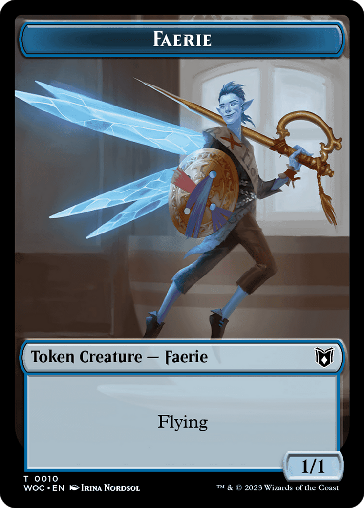 Faerie (TWOC-010) - Wilds of Eldraine Commander Tokens Foil