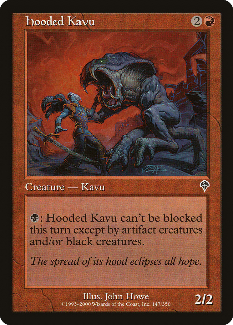 Hooded Kavu (INV-147) - Invasion Foil