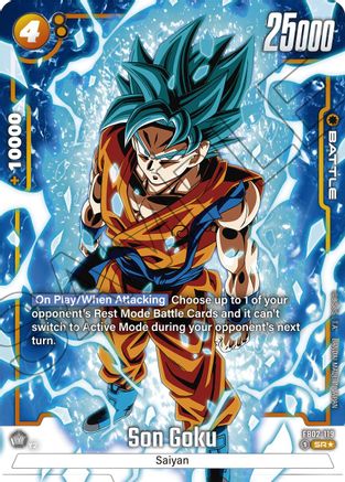 Son Goku - FB02-119 (Alternate Art) (FB02-119) - Blazing Aura Holofoil