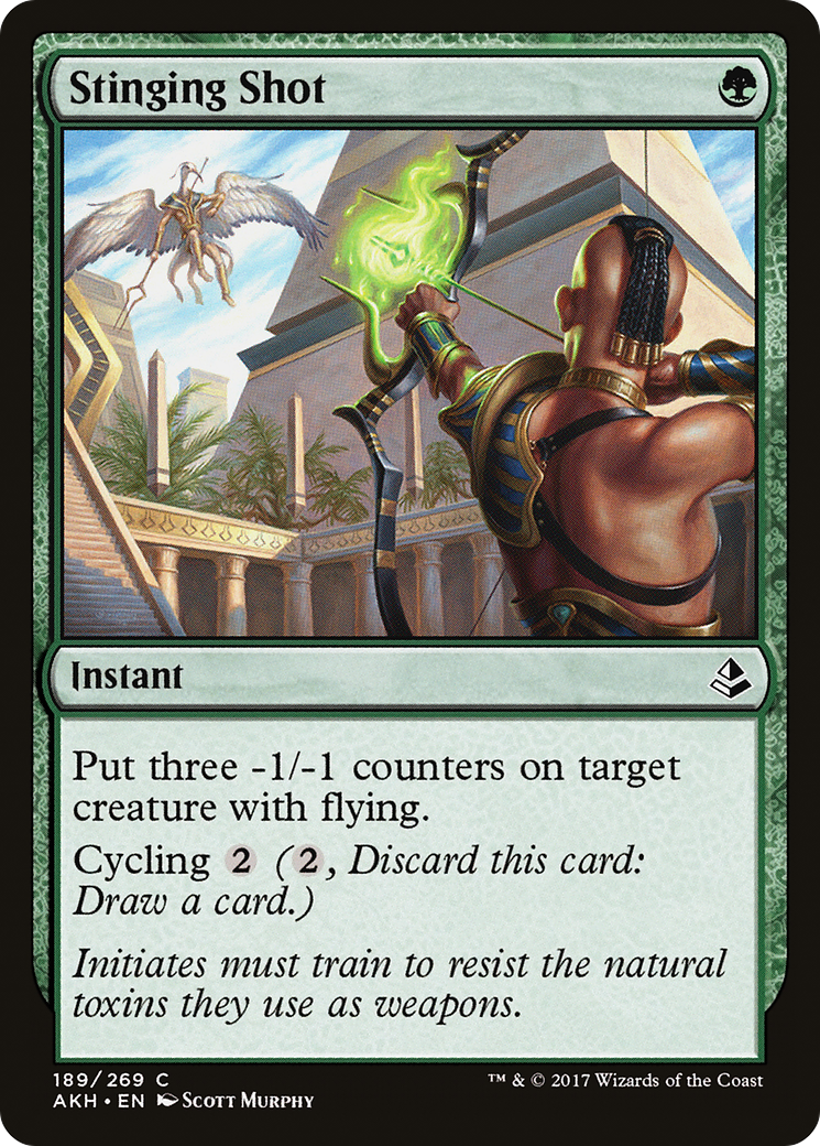 Stinging Shot (AKH-189) - Amonkhet Foil