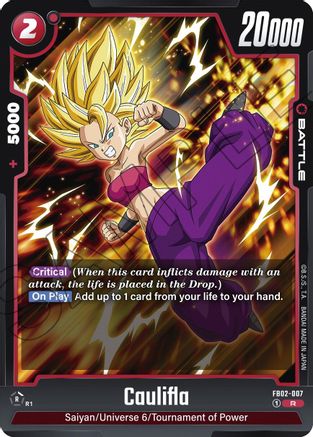 Caulifla - FB02-007 (FB02-007) - Blazing Aura Holofoil