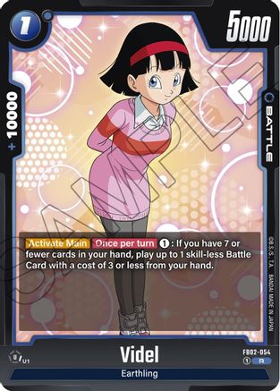 Videl - FB02-054 (FB02-054) - Blazing Aura Holofoil