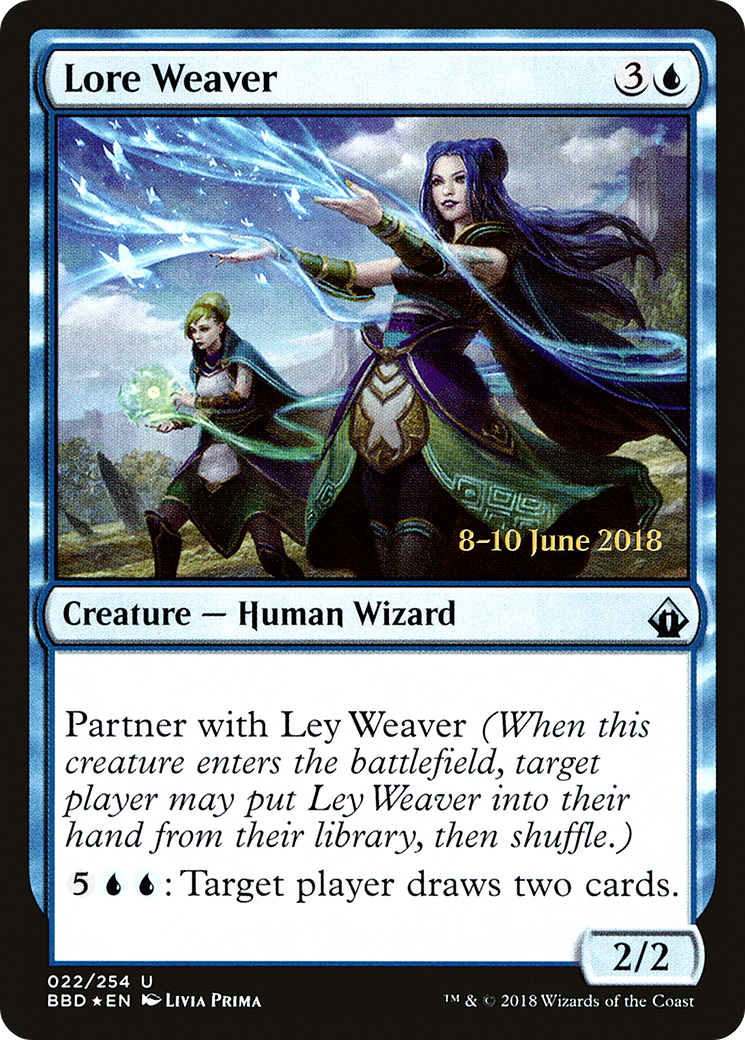 Lore Weaver (LARP-022) - Battlebond Promos Foil