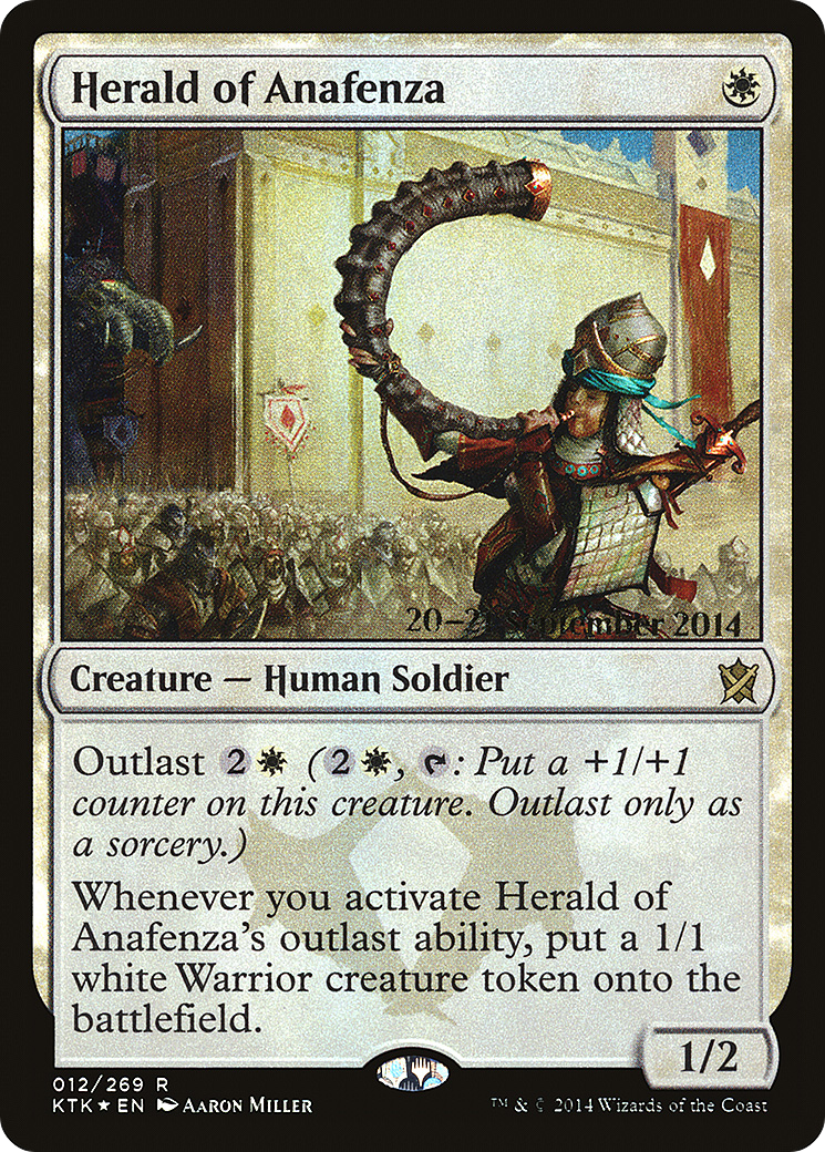 Herald of Anafenza (PRE-012) - Khans of Tarkir Promos Foil
