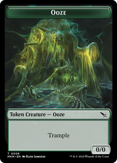 Ooze (TMKM-008) - Murders at Karlov Manor Tokens Foil