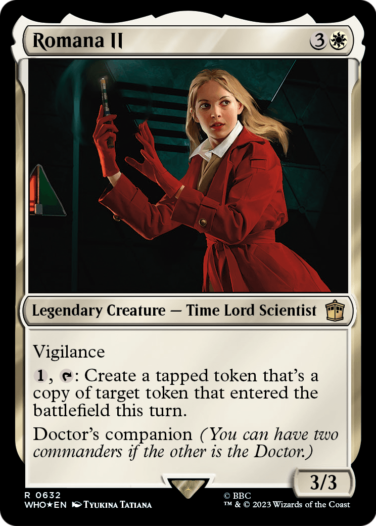 Romana II (Surge Foil) (WHO-632) - Doctor Who Foil