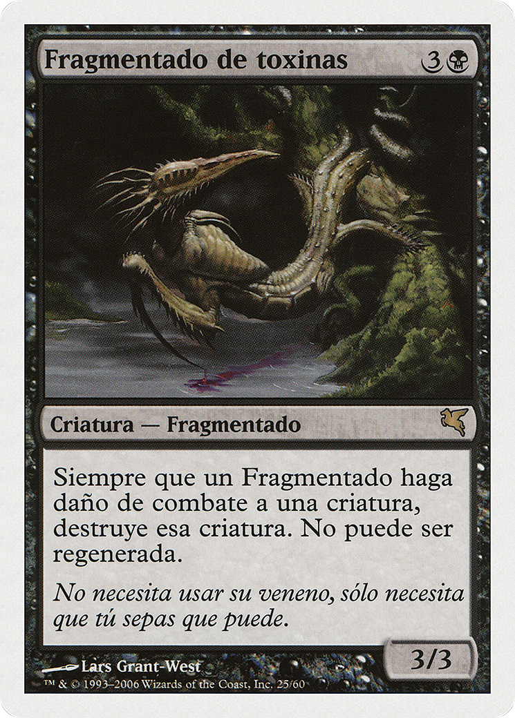 Toxin Sliver (Spanish) - "Fragmentado de toxinas" (PSAL-D25) - Salvat 2005