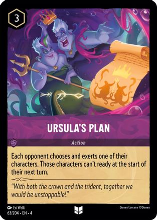 Ursula's Plan (63/204) - Ursulas Return Cold Foil