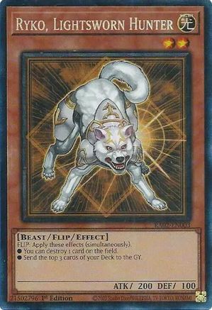 Ryko, Lightsworn Hunter (PCR) (RA02-EN003) - 25th Anniversary Rarity Collection II 1st Edition