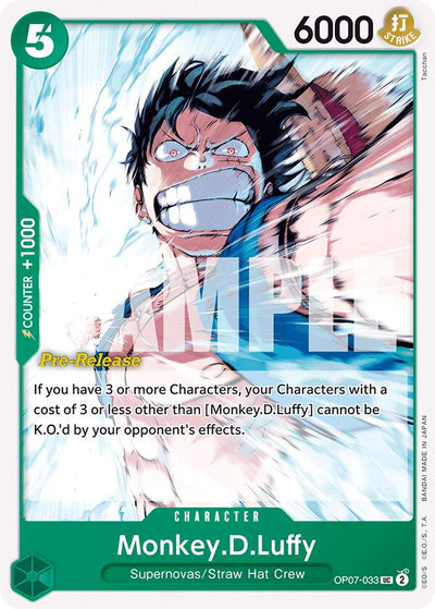 Monkey.D.Luffy [500 Years in the Future Pre-Release Cards]