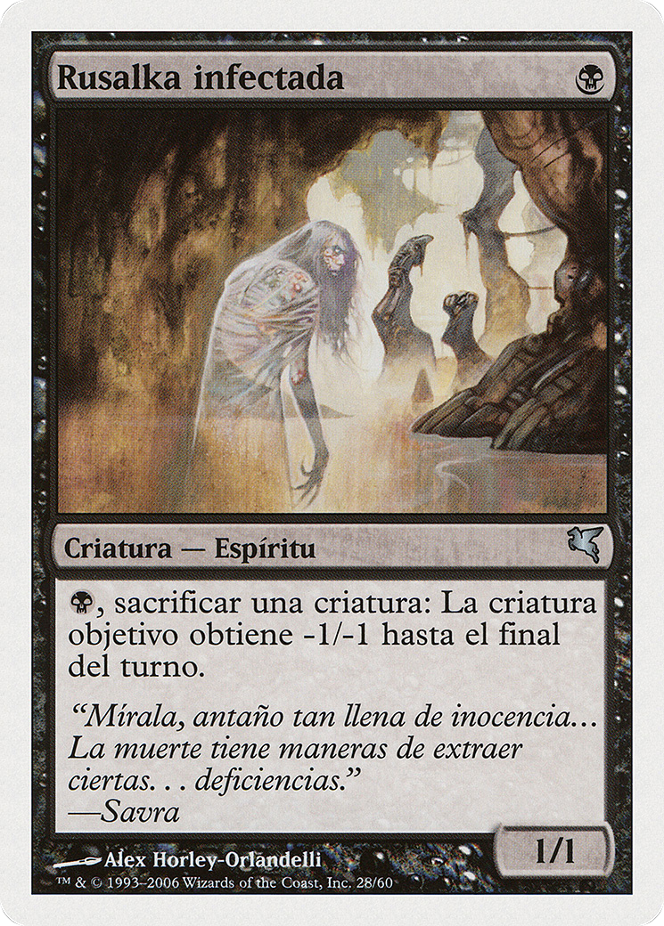 Plagued Rusalka (Italian) - "Rusalka Appestata" (PSAL-F28) - Salvat 2005