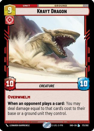 Krayt Dragon (172/262) - Shadows of the Galaxy Foil