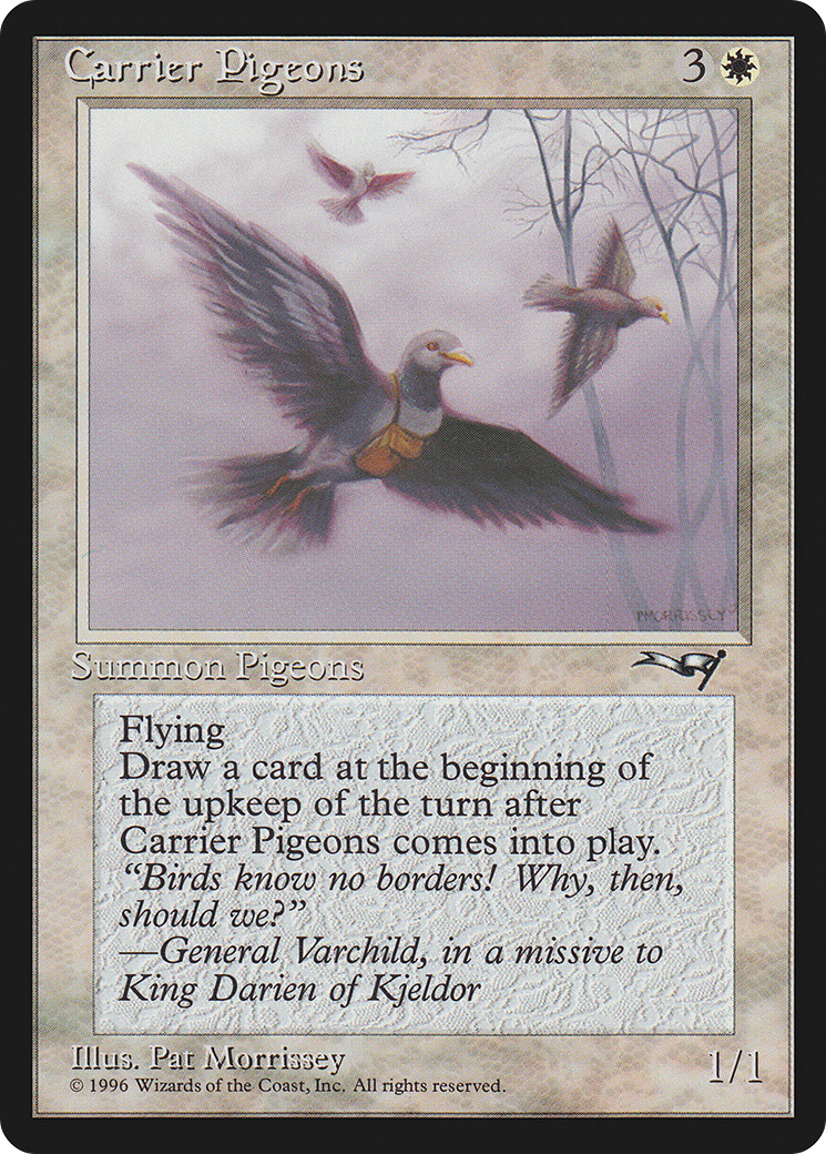 Carrier Pigeons (ALL-126) - Alliances
