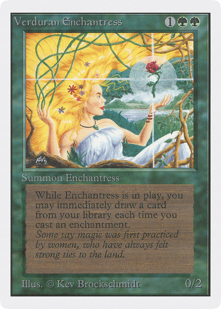 Verduran Enchantress (2ED-) - Unlimited Edition