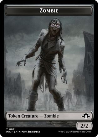 Zombie // Energy Reserve Double-Sided Token (MH3-21 // 36) - Modern Horizons 3