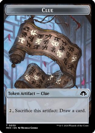 Clue Token (MH3-030) - Modern Horizons 3