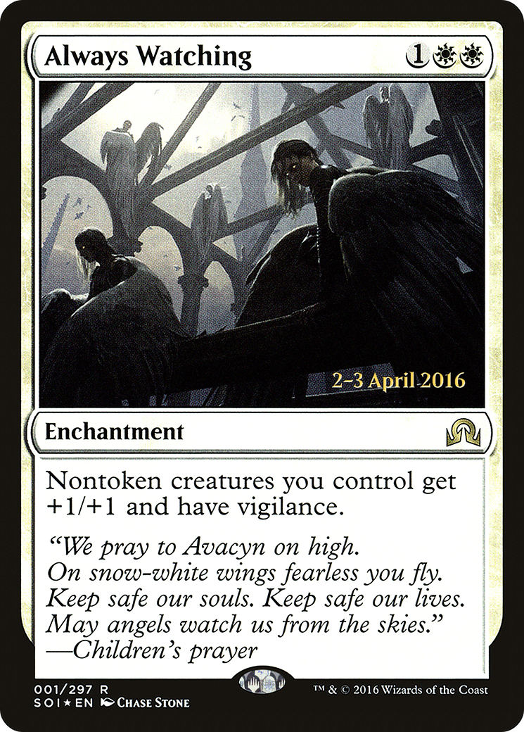 Always Watching (PRE-001) - Shadows over Innistrad Promos Foil