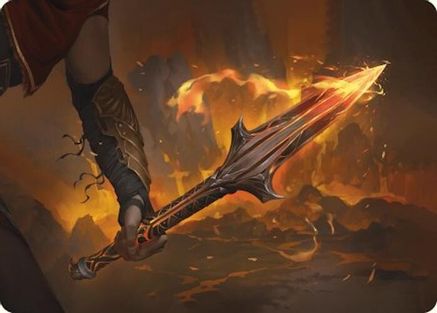 The Spear of Leonidas Art Card (ASACR-004) - Assassin's Creed Art Series