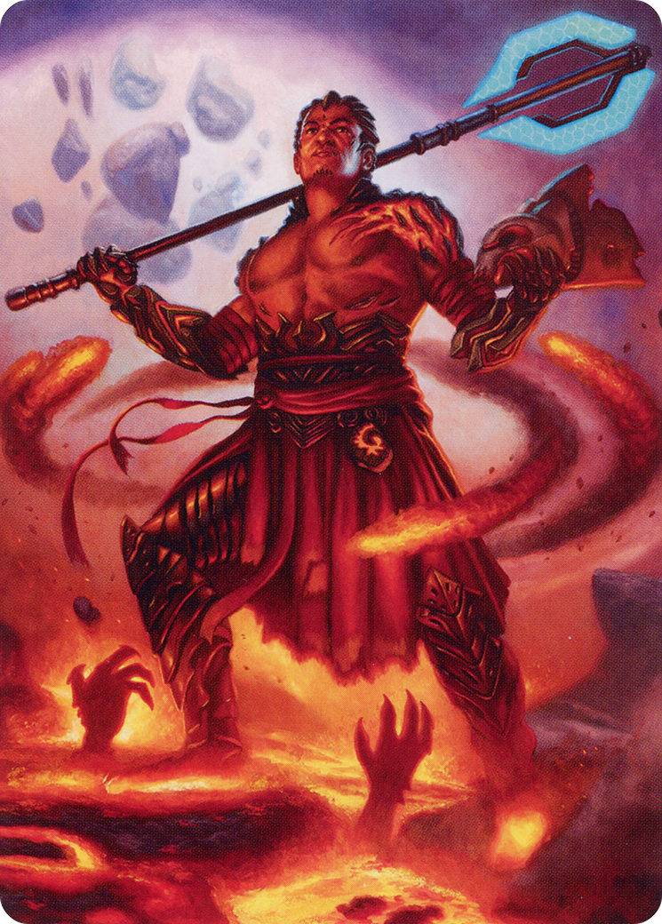 Koth, Fire of Resistance // Koth, Fire of Resistance (AONE-031) - Phyrexia: All Will Be One Art Series (Borderless) Foil