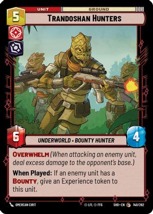 Trandoshan Hunters (140/262) - Shadows of the Galaxy Foil