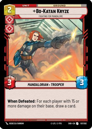 Bo-Katan Kryze - Fighting For Mandalore (157/262) - Shadows of the Galaxy