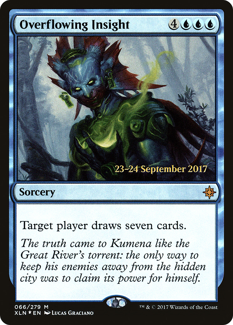 Overflowing Insight (PRE-066) - Ixalan Promos Foil