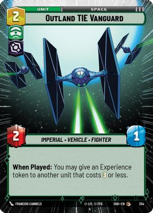 Outland TIE Vanguard (Hyperspace) (354) - Shadows of the Galaxy