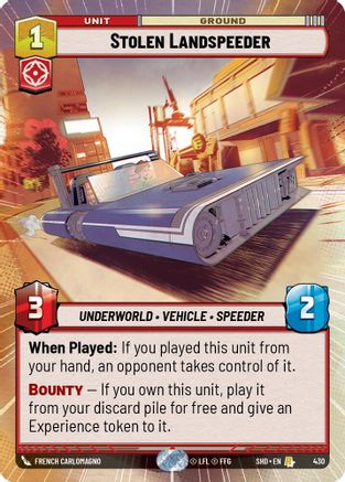 Stolen Landspeeder (Hyperspace) (430) - Shadows of the Galaxy