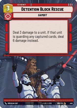 Detention Block Rescue (Hyperspace) (449) - Shadows of the Galaxy