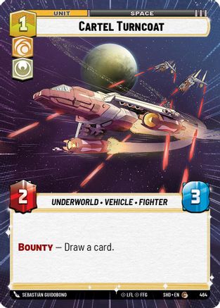 Cartel Turncoat (Hyperspace) (464) - Shadows of the Galaxy Foil