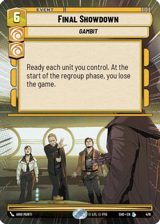 Final Showdown (Hyperspace) (476) - Shadows of the Galaxy Foil
