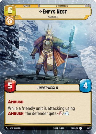 Enfys Nest - Marauder (Hyperspace) (487) - Shadows of the Galaxy Foil