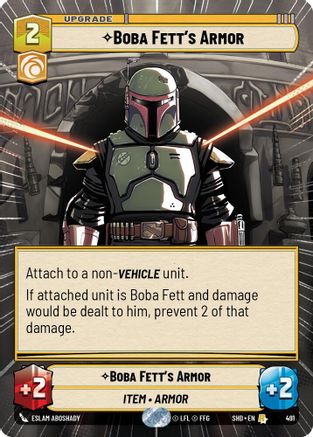 Boba Fett's Armor (Hyperspace) (491) - Shadows of the Galaxy Foil