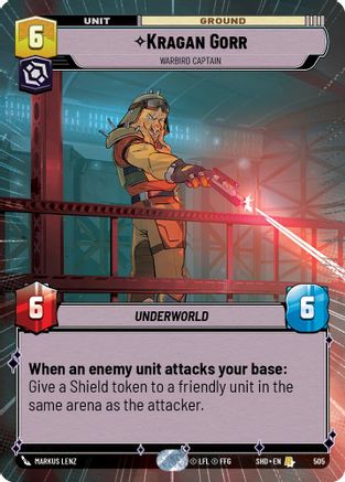 Kragan Gorr - Warbird Captain (Hyperspace) (505) - Shadows of the Galaxy