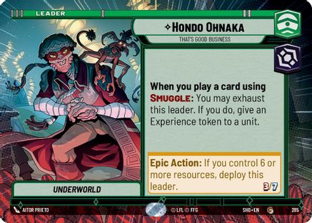 Hondo Ohnaka - That's Good Business (Hyperspace) (285) - Shadows of the Galaxy
