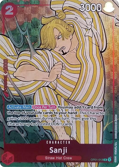 Sanji (English Version 1st Anniversary Set) [One Piece Promotion Cards]