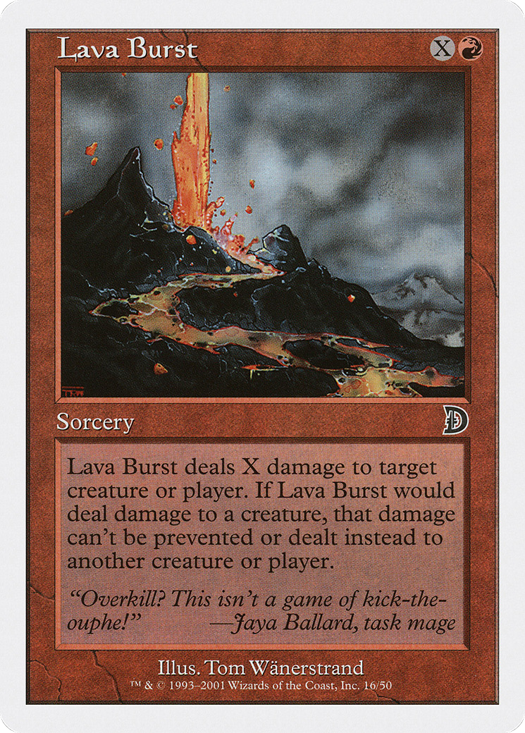Lava Burst (DKM-016) - Deckmasters