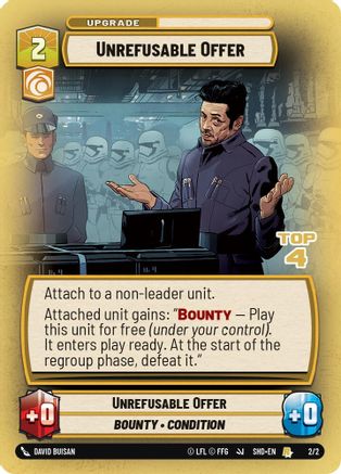 Unrefusable Offer (Top 4) (2/2) - Organized Play Promos Foil