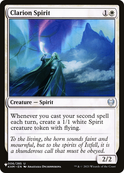 Clarion Spirit (LIST-006/285) - The List