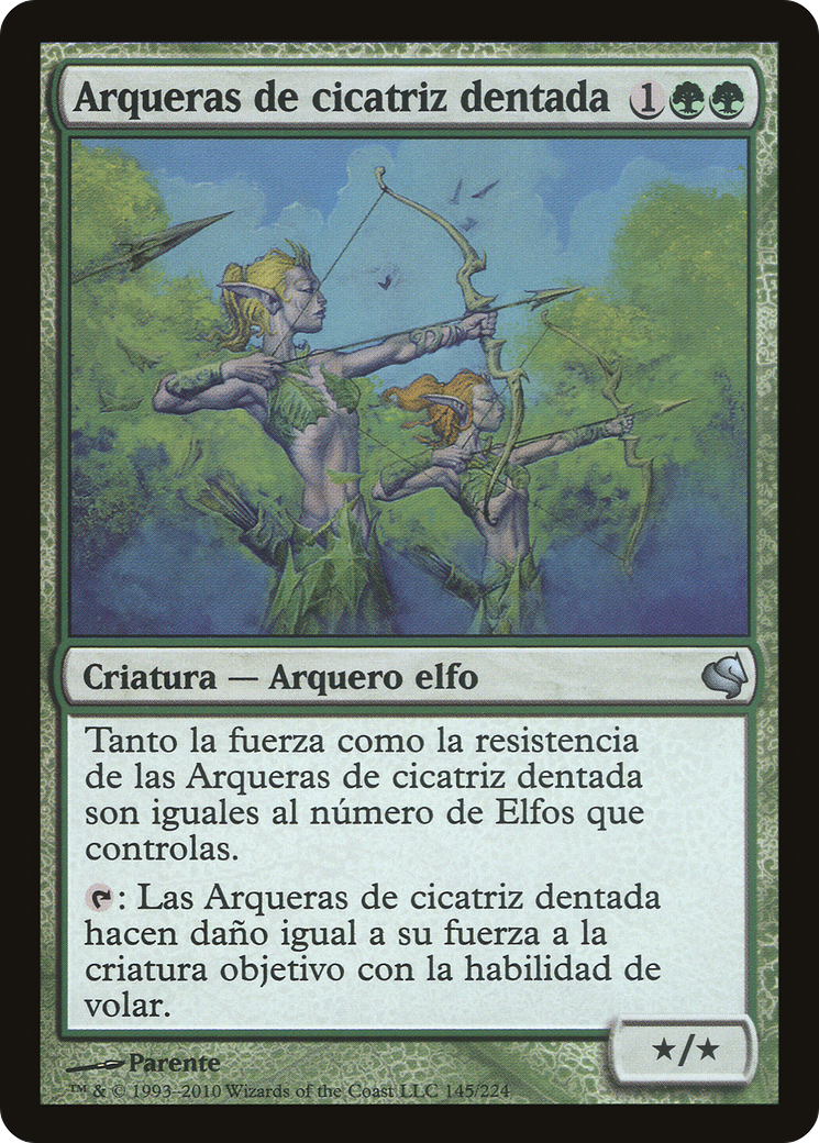 Jagged-Scar Archers (Spanish) - "Arqueras de cicatriz dentada" (PS11-145) - Salvat 2011