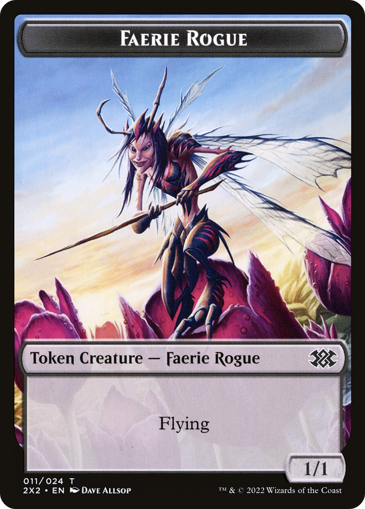 Faerie Rogue (T2X2-011) - Double Masters 2022 Tokens